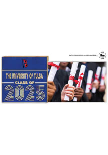 Tulsa Golden Hurricane Class of 2025 unique photo frame Picture Frame - Blue