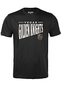 Levelwear Vegas Golden Knights Youth Black Richmond Jr Tally Short Sleeve T-Shirt