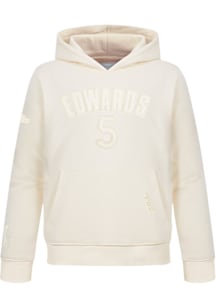 Anthony Edwards Pro Standard Minnesota Timberwolves Youth Neutral Long Sleeve Player Hoodie White