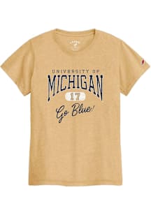 Michigan Wolverines Intramural Short Sleeve T-Shirt - Yellow