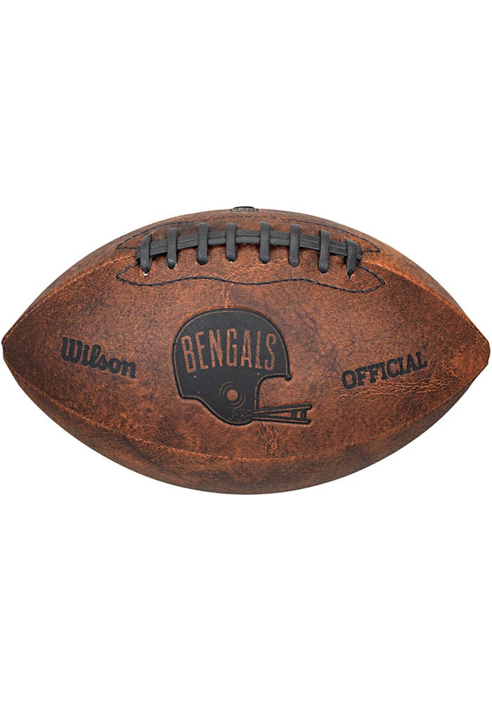 NFL - Wilson 9 Inch Throwback Football - Cincinnati Bengals