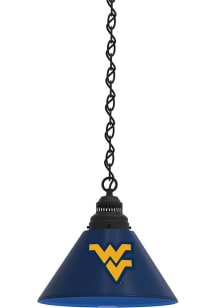 West Virginia Mountaineers Single Black Billiard Lamp