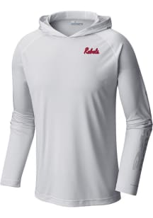 Columbia Ole Miss Rebels Mens White Heat Seal Terminal Tackle Hood