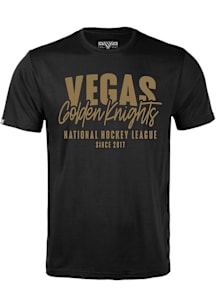 Levelwear Vegas Golden Knights Black Richmond Response Short Sleeve T Shirt
