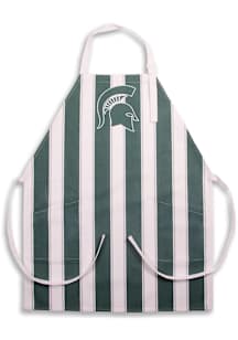 Michigan State Spartans Vintage Striped Tailgate BBQ Apron