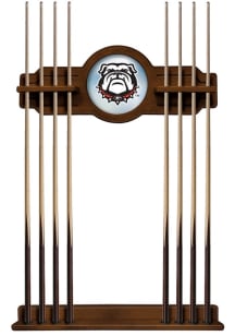 Georgia Bulldogs Mascot Solid Wood Cue Rack Pool Cue