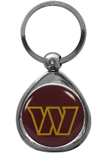 Washington Commanders Chrome Keychain - Silver