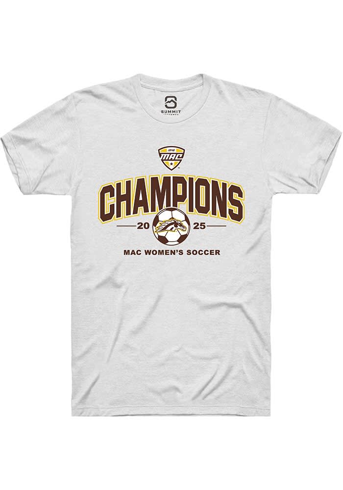 未開封MISSION DIST. FOOTBALL TEE (WHITE) Summit Sportswear Western Michigan Broncos White 2025 MAC Soccer