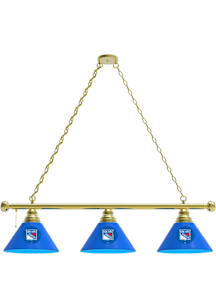 New York Rangers 3 Shade Gold Billiard Lamp