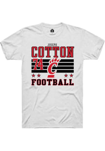 Joseph Cotton Rally Mens White Cincinnati Bearcats NIL Striped Player T Shirt