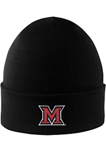 LogoFit Miami RedHawks Red North Pole Mens Knit Hat