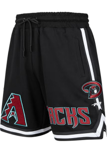 Pro Standard Arizona Diamondbacks Mens Black Classic Chenille Shorts
