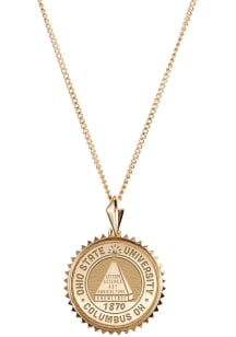 Ohio State Buckeyes Kyle Cavan Sunburst Womens Necklace - Gold