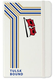 Tulsa Golden Hurricane School Bound team logo Notebook and Folder - White