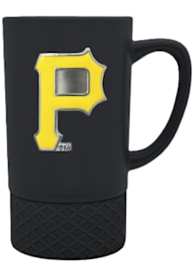 Pittsburgh Pirates 18oz Jump Ceramic Mug - Black