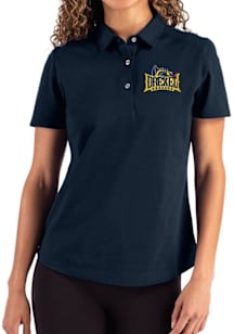 Womens Drexel Dragons Navy Blue Cutter and Buck Advantage Short Sleeve Polo Shirt