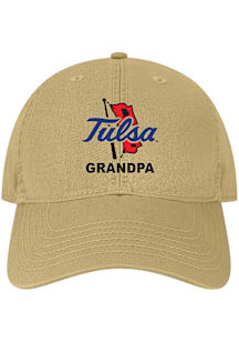 Tulsa Golden Hurricane Grandpa Twill Adjustable Hat - Gold