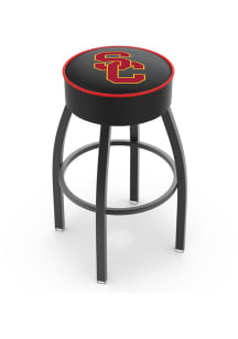 Black USC Trojans Swivel Pub Stool