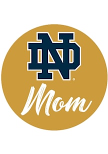 Notre Dame Fighting Irish 3" Mom Button - Navy Blue