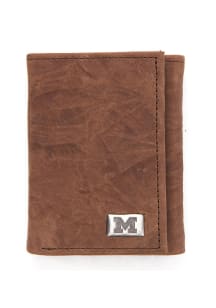 Leather Michigan Wolverines Womens Wallets - Brown