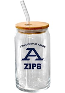 Akron Zips 16oz Pint Glass - Navy Blue