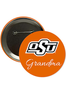 Oklahoma State Cowboys 3" Grandma Button - Orange