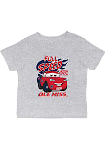 Vive La Fete Ole Miss Rebels Infant Full Speed Short Sleeve T-Shirt Grey