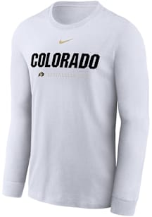 Nike Colorado Buffaloes White Legend Shooting Long Sleeve T-Shirt