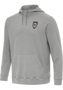 Antigua Orange County SC Mens Grey Cloud Long Sleeve Hoodie