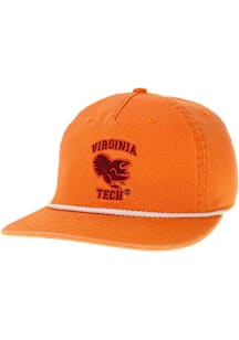 Virginia Tech Hokies Vault Hokie Skully Adjustable Hat - Orange