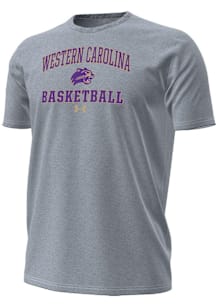 Under Armour Western Carolina Grey Basketball Performance Short Sleeve T Shirt