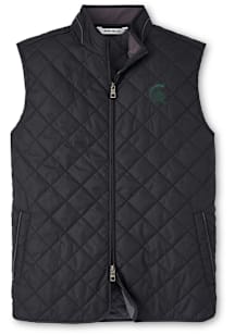 Michigan State Spartans Mens Black Essex Sleeveless Jacket