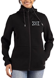 Cutter and Buck Big 12 Womens Black Epic Comfort Full Zip Light Weight Jacket