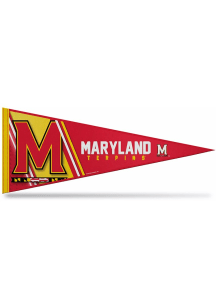Red Maryland Terrapins Bright Light 12x30 Pennant