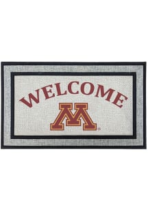 Ash Minnesota Golden Gophers Welcome 18x30 Door Mat