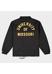 Homefield Missouri Tigers Mens Black Coaches Light Weight Jacket