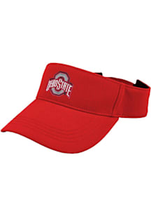LogoFit Ohio State Buckeyes Mens Red Slice Adjustable Visor