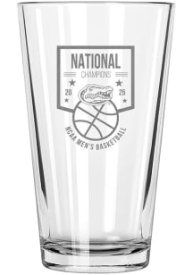 Florida Gators 2025 National Champions Etched Pint Glass - White