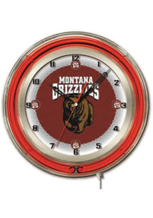 Montana Grizzlies 19in Neon Wall Clock