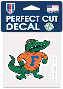 Florida Gators 4x4 Vintage Auto Decal - Green