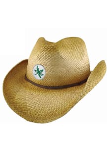 Ohio State Buckeyes LogoFit Wrangler Mens Bucket Hat - Natural