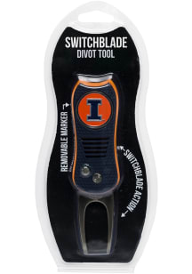 Navy Blue Illinois Fighting Illini Switchblade Divot Tool