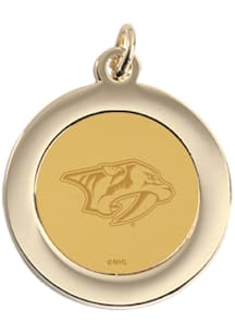 CSI Nashville Predators Gold Pendant Womens Necklace