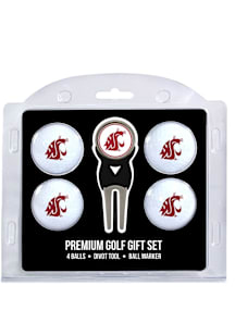 Washington State Cougars Divot Tool 4 Pack Golf Gift Set