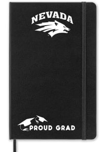 Nevada Wolf Pack Proud Grad team logo Notebook and Folder - Black