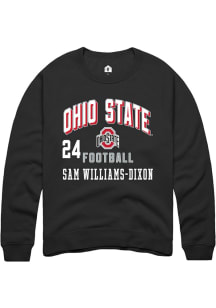 Sam Williams-Dixon Rally Mens Black Ohio State Buckeyes NIL Arch Logo Player Crew