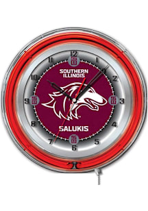 Southern Illinois Salukis 19in Neon Wall Clock