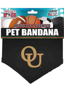 Oakland University Golden Grizzlies Team Logo Pet Bandana