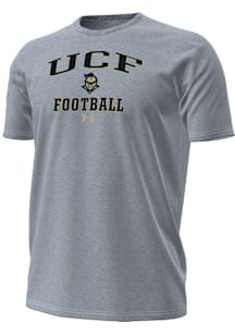 Under Armour UCF Knights Grey Football Performance Short Sleeve T Shirt