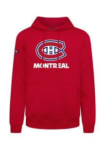 Levelwear Montreal Canadiens Mens Red Podium Home Turf Long Sleeve Hoodie